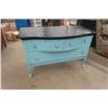 Image 1 : Vintage Painted Wooden 3 Drawer Dresser 22"×27"×42"
