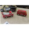 Image 3 : Plastic Police Motorcycle, 3 Tonka Toy Trucks