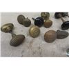 Image 6 : Old Door Hardware: Knobs, Brass, Porcelain, Glass
