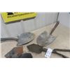 Image 4 : 4 Folding Trench Shovels + 2 Spade Ends