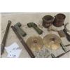 Image 5 : Military Flashlights, Metal Coat of Arms Emblem, Brass Sprayer, Musical Cymbal plus more 