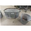 Image 2 : Galvanized Tub, Pail, Mop Pail, Gas Can