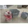 Image 3 : Galvanized Tub, Pail, Mop Pail, Gas Can
