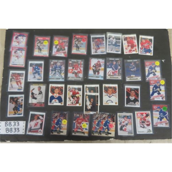 Assorted Hockey Cards - some Rookies