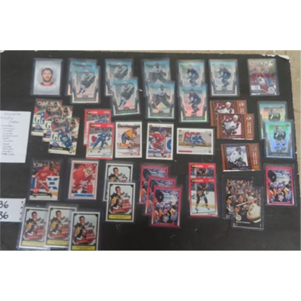 Assorted Hockey Cards ; Ovechkin, Lemieux plus more - some Duplicates