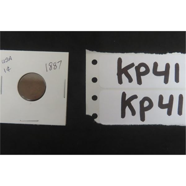 1887 USA Indian Head Penny