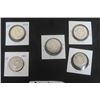 Image 6 : 5 Canadian 50 Cent Coins ; 1940, 1950 + (3) 1952