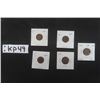 Image 1 : Lot of 5 USA Indian Head Pennies ; 1900, 1901, 1903, 1905, 1907