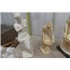 Image 2 : 8 Assorted Topless Figures, Ornaments - Ancient Greece Themed - Ivorex Type Material