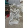 Image 3 : 8 Assorted Topless Figures, Ornaments - Ancient Greece Themed - Ivorex Type Material