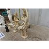 Image 9 : 8 Assorted Topless Figures, Ornaments - Ancient Greece Themed - Ivorex Type Material