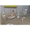 Image 1 : 5 Ceramic / Glass Nude Girl Figures ; Royal Dux, Allure plus more