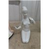 Image 3 : 5 Ceramic / Glass Nude Girl Figures ; Royal Dux, Allure plus more