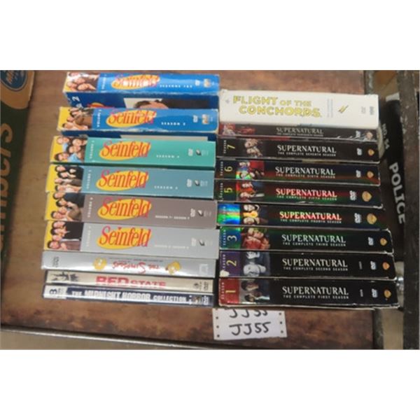 Seinfeld DVDs, Supernatural DVDs plus others