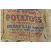 Image 5 : Lot of 10 Vintage Snowman Potato Sacks - 100 lbs - North Dakota