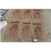 Image 1 : Lot of 6 Northern Chief Northern Grown Potatoes Burlap Sacks - 100lbs North Dakota