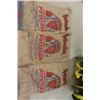 Image 2 : 3 Snowman Potato Sacks + 3 Northern Chief Potato Sacks - 100lbs Burlap Sacks - North Dakota