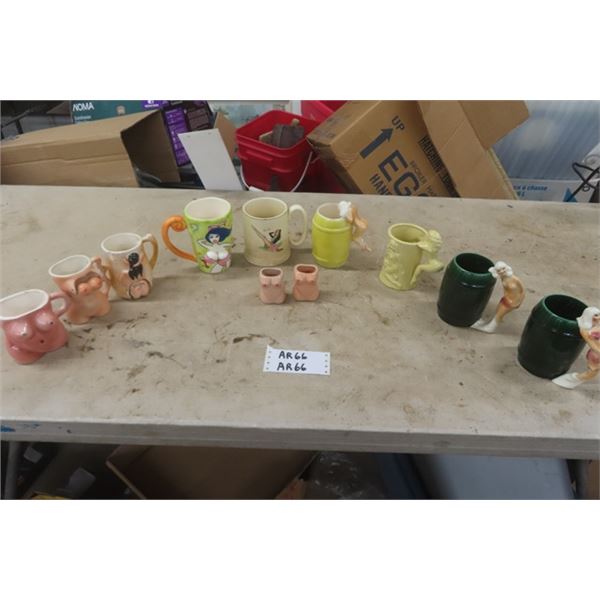 11 Risqué aaa Nudie GIrl Cups + Mugs