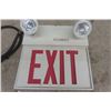 Image 2 : Luma Cell Exit Sign with 2 Emergency Lights 2.5" x12"x 12"