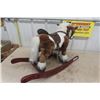Image 5 : Children's Wood + Plush Horse Rocker