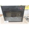 Image 1 : Electric Fireplace Insert -Modern - 17" x 19.5" 