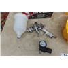 Image 2 : Hulp Air Spray Gun with Gauge in Box, 4 Stacker Tool Carriers, Bucket Stacker, Pair of Splash Guards