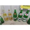 Image 3 : 25 Assorted Pop Bottles ; 7Up, Sprite, Pepsi, Coke, Canada Dry