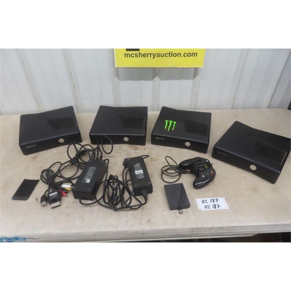 Xbox 360 Consoles - Power On - Untested