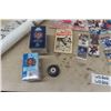 Image 2 : 2 Manitoba Moose Bobble Heads, Hockey Cards, Jets Calendar, Jets Poster Framed + Banner 