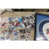 Image 4 : 2 Manitoba Moose Bobble Heads, Hockey Cards, Jets Calendar, Jets Poster Framed + Banner 