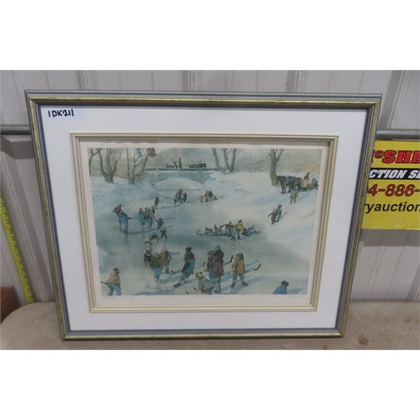 idk ~ Winter Break Artist Proof Signed Print 24" x 29.5" 