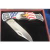 Image 2 : Eagle Handled Folding Knife with Wooden Case + Multi Blade Pocket Knife