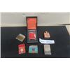 Image 1 : 6 Lighters with Advertising ; Ronson Burns with Case, Vintage Sunlite with Crosbys Molasses Advertis
