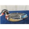Image 2 : Carved Wood Duck Decoy 4.5" x 6" x 12" 