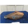 Image 3 : Carved Wood Duck Decoy 4.5" x 5" x 12" 