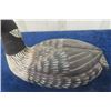 Image 3 : Carved Wood Loon Decoy  7" x 8.5" x 16" 