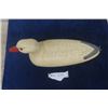 Image 2 : Carved Wood Snow Goose Decoy  6" x 8" x 17"
