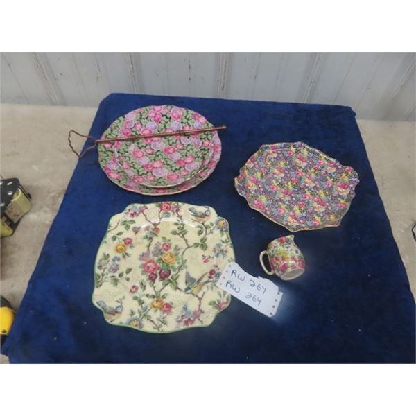 Chintz Fine China; 2 Royal Winston, Old Foley, Staffordshire