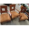 Image 9 : Teak Table 30" x 40"×60" plus (2) 16" Leaves & 6 Chairs