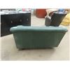 Image 4 : Leather Style Love Seat 60" Wide 