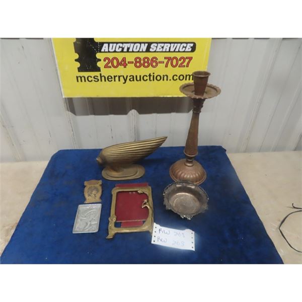 Victorian Ashtray + Paper Clip