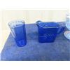 Image 3 : Carnival Candy Dish, Cobalt Measuring Cup, Napkin Crystal