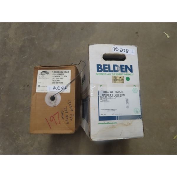 2 Boxes of Communication Wire