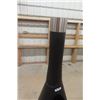 Image 3 : Black Metal Outdoor Chiminea 64" Tall