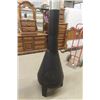 Image 4 : Black Metal Outdoor Chiminea 64" Tall