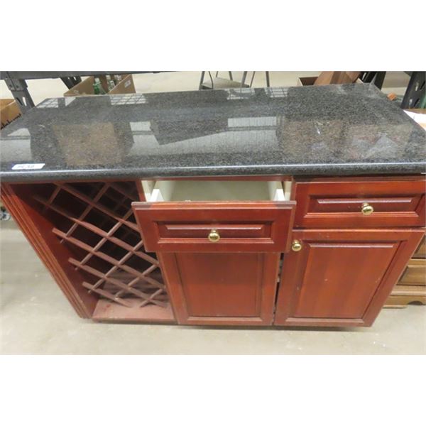 Marble Top Island / Counter 25"×37"×55"