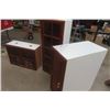 Image 5 : 3 Kitchen Cabinets- 2 Glass Door : 13"×21.5"×50" + 15"×29"×37" + 13"×24"×32"