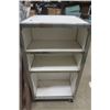 Image 3 : Open Shelf Rolling Cart 19"×19"×36",  2 Wooden Saw Horsee