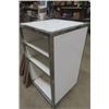 Image 4 : Open Shelf Rolling Cart 19"×19"×36",  2 Wooden Saw Horsee
