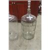 Image 6 : (3) 5 Gal Glass Wine Carboys- 1 Smaller
